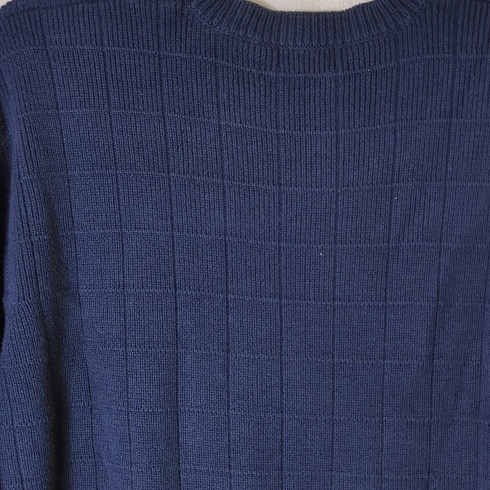 IZOD Men's Navy Cotton Sweater Large